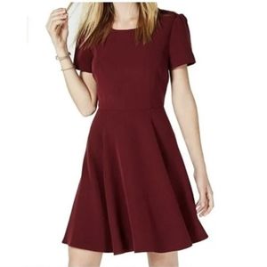 GUC Maison Jules heart cut out fit and flare dress size 10
